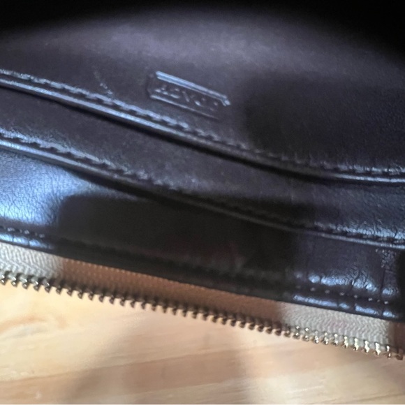 Coach Tattersall Coated Canvas Wristlet Wallet - Picture 7 of 9